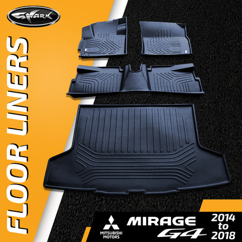 Shark Floor liner for Mitsubishi Mirage G4 2014-2023