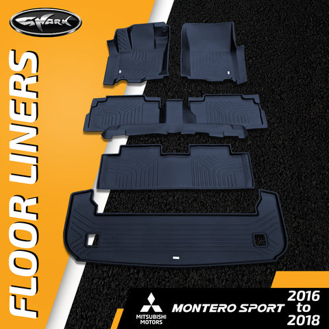 Shark Floor liner for Mitsubishi Montero Sport 2016-2023