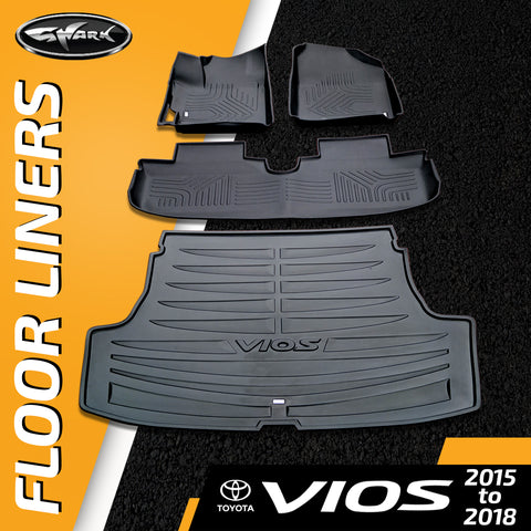 Shark Floor liners for Toyota Vios 2015-2017