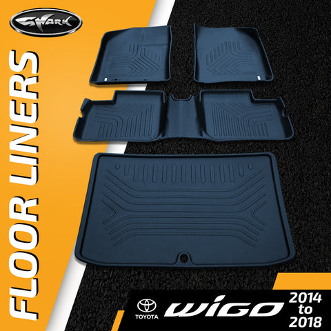 Shark Floor liner for Toyota Wigo 2014-2018