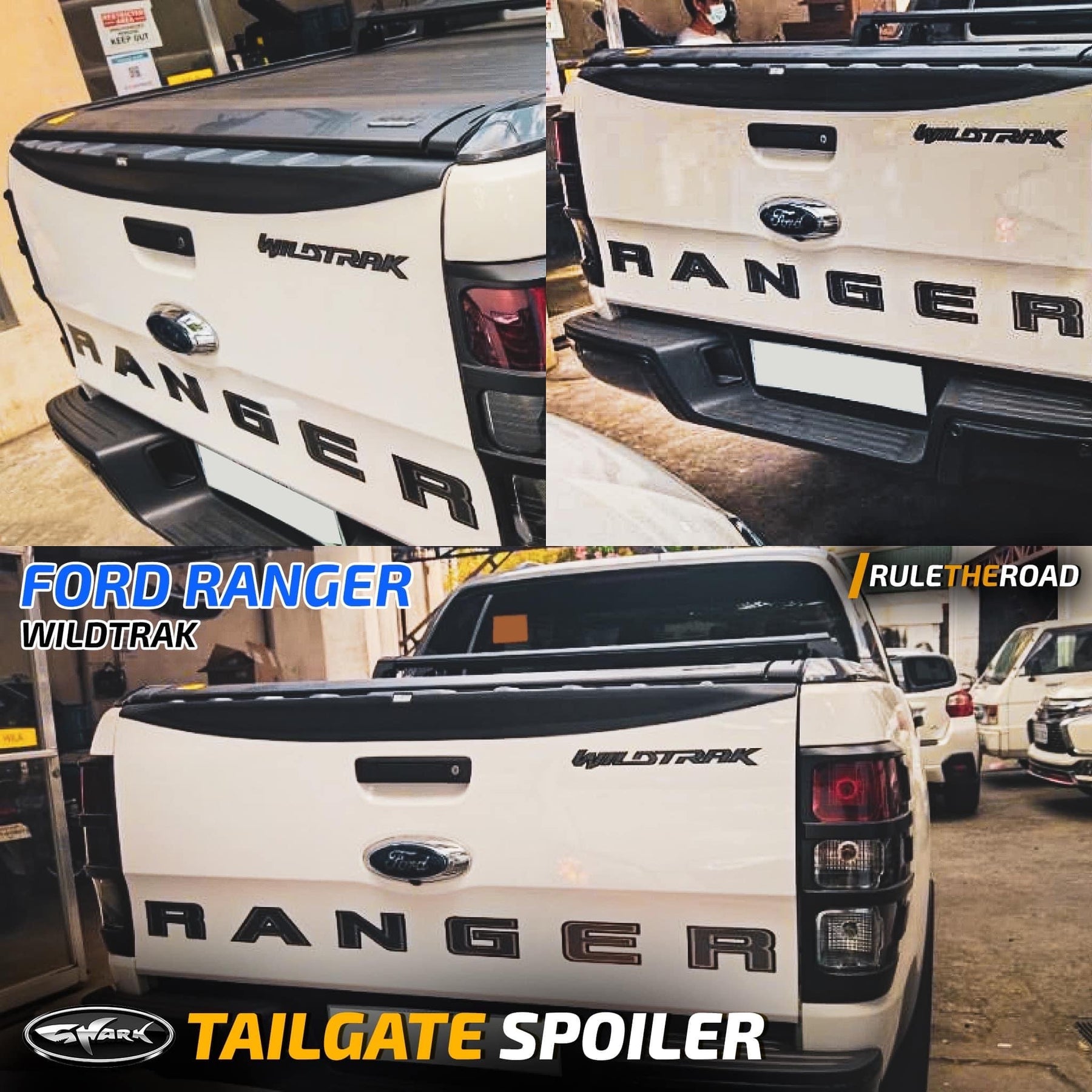 Ford Ranger Wildtrak Tailgate Spoiler – Shark Philippines